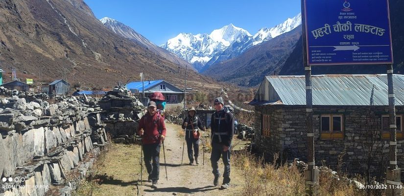 On the way to Langtang Valley